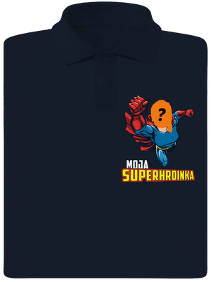 Moja superhrdinka pánska polokošeľa Navy Mal