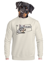 unisex mikina bez kapucne