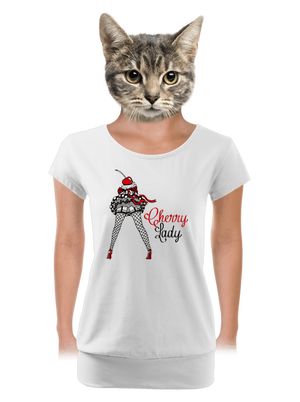 dámske tričko s lemom