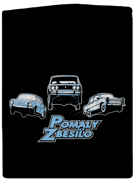 Pomaly a zbesilo dámska mikina na zips Black