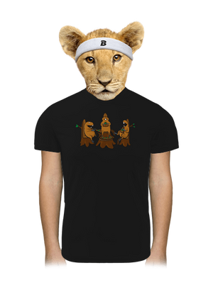 Pizza bobrov detské športové tričko Black