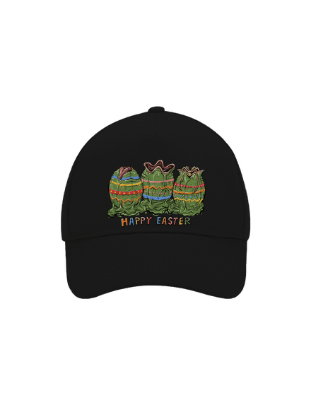 Happy Easter šiltovka baseballka Black