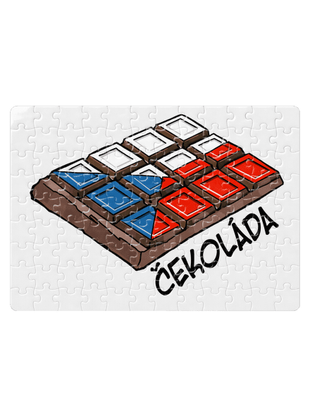 Čekoláda puzzle White