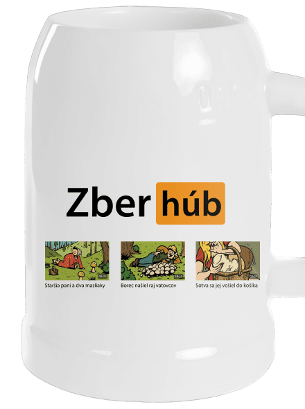Zber húb polliter White