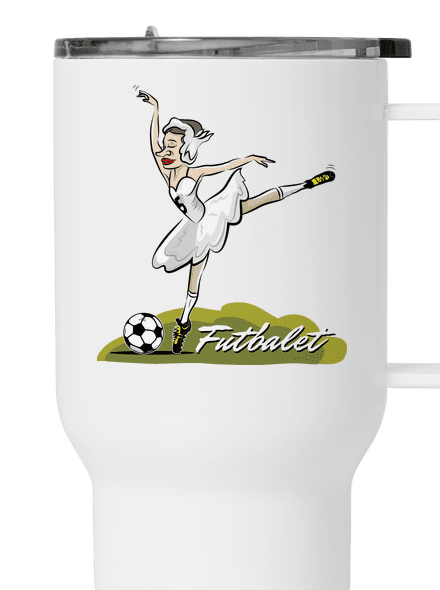 Futbalet termohrnček White