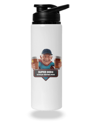 Super dedo flaša na vodu White