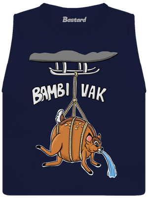 Bambi vak dámske tielko voľné Navy