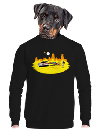 unisex mikina bez kapucne