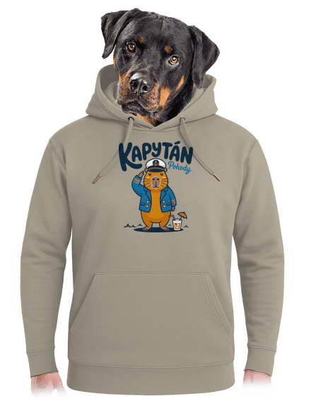Kapytán pohody unisex mikina premium Pastel Macchiato