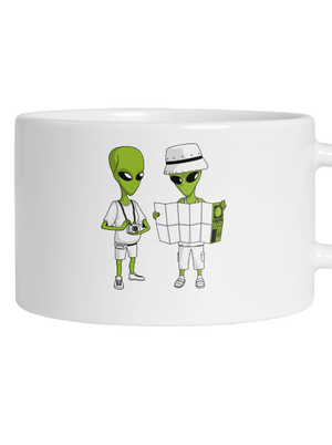 Mimozemšťania hrnček makronka White
