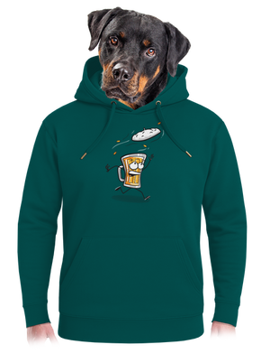 Čiapka unisex mikina premium Emerald Green