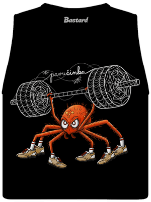 Pavučinka dámske tielko voľné Black