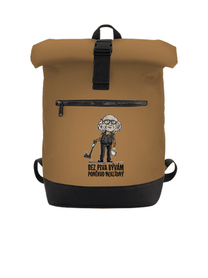 Neklidný bez piva batoh Caramel