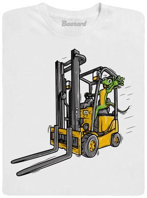 Ještěrka pánske tričko White