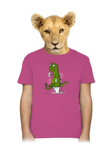 Rexíkův problém detské tričko Fuchsia
