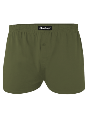 Bez potlače pánske trenky Khaki