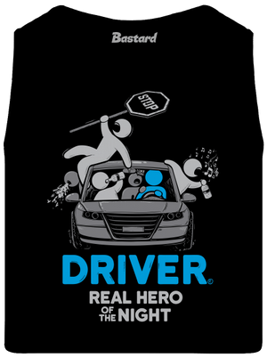 Driver pánske tielko Black