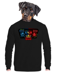 unisex mikina bez kapucne