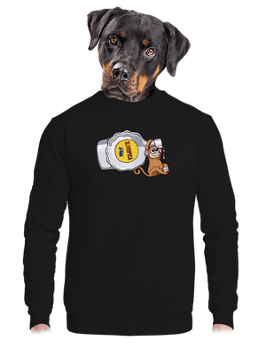 unisex mikina bez kapucne