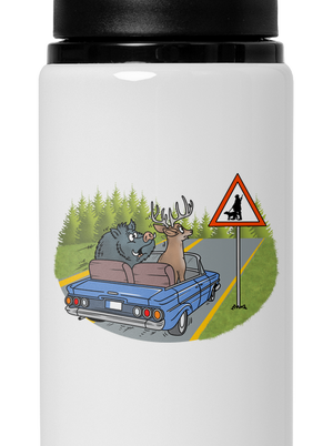 Poľovník flaša na vodu White