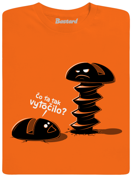 Vytočený pánske tričko Orange