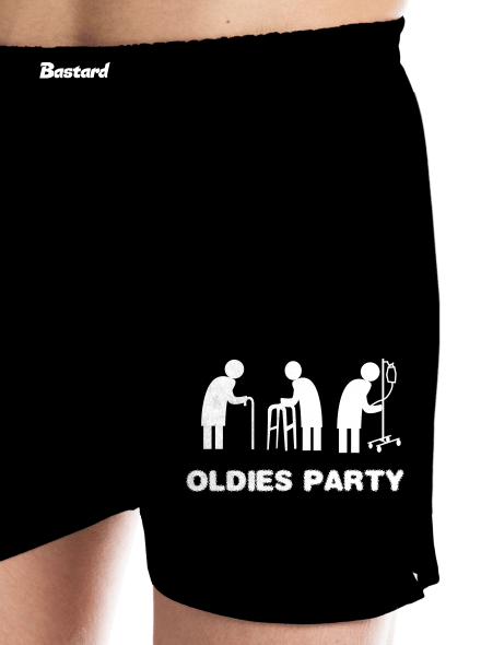 Oldies party pánske trenky Black