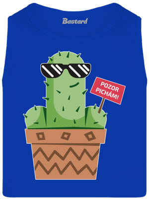 Pozor pichám pánske tielko Royal Blue