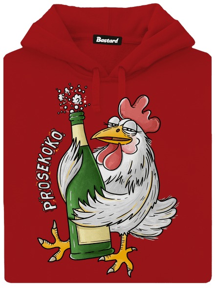 Prosekoko dámska mikina klokanka Red Mal