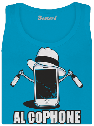 Al Cophone dámske tielko klasické Blue Atol