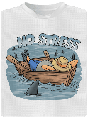 No stress detské športové tričko White