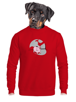 unisex mikina bez kapucne