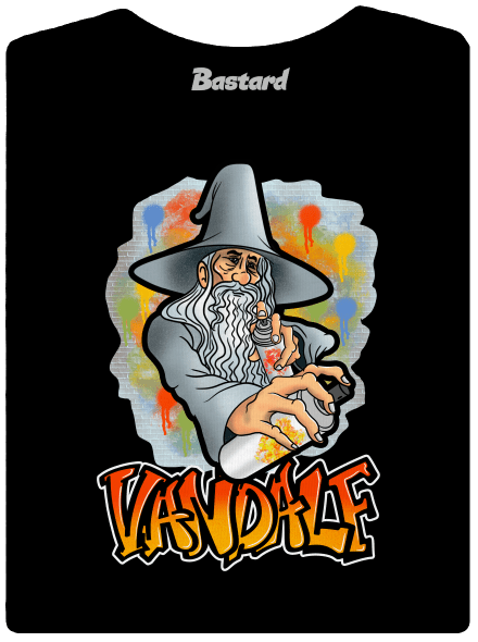Vandalf dámske tričko prémium Black