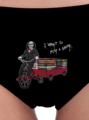 Chcem si zahrať hru dámske nohavičky Black