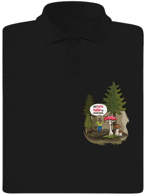 Bacha hubár pánska polokošeľa Black