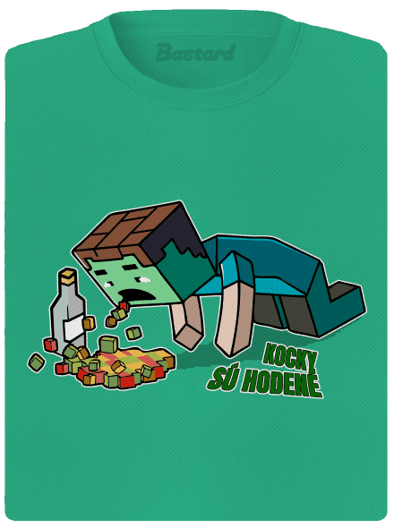Kocky sú hodené dámske športové tričko Mint Mal