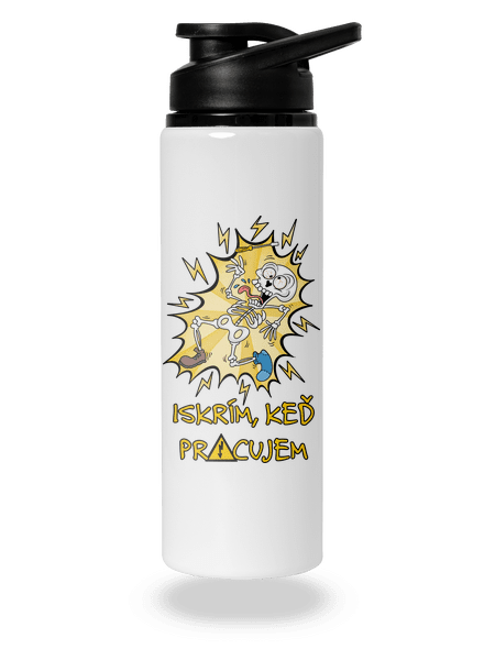 Iskrím flaša na vodu White