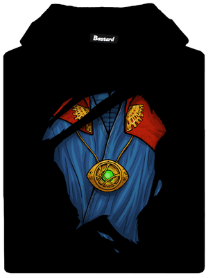 Doctor Inside dámska mikina klokanka Black