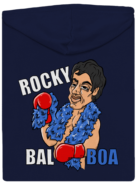 Rocky Bal boa pánska mikina na zips Navy