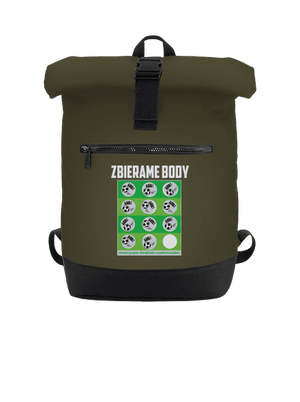 Zbierame body - futbal batoh Military Green