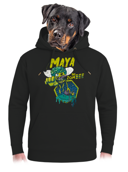 Zombee Maja unisex mikina premium Dark Black