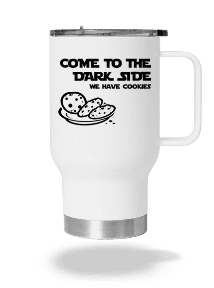 Come to the dark side termohrnček White