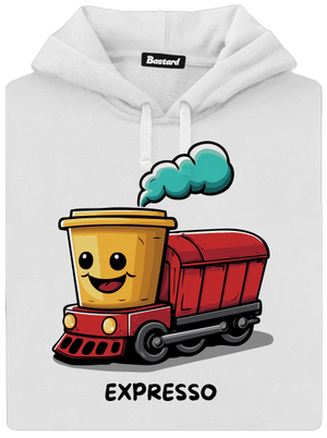 Expresso dámska mikina klokanka White