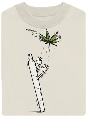 Džoint a syn unisex mikina bez kapucne Off White