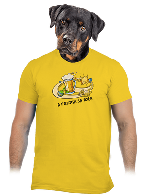 A predsa sa točí! pánske tričko Gold