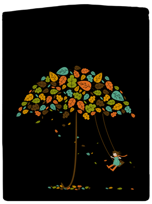 Radosť z jesene pánska mikina na zips Black