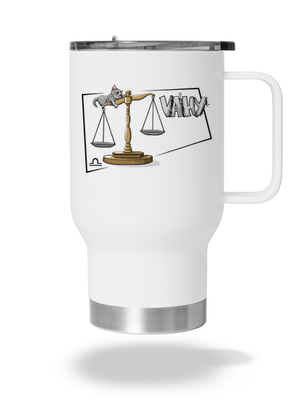 Mačací horoskop: Váhy termohrnček White