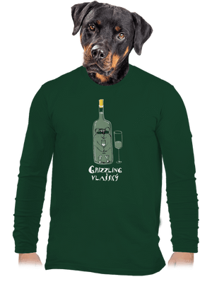 Grizzling Vlašský pánske dlhý rukáv Bottle Green