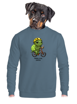 unisex mikina bez kapucne