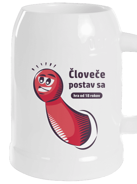 Človeče postav sa polliter White