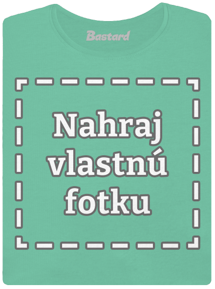 Vlastná potlač dámske tričko prémium Mint Mal